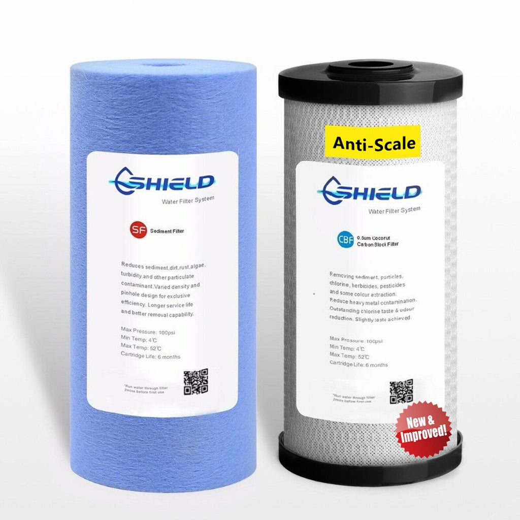 10" x 4.5" Whole House Big Blue Water Filter Replacement Cartridges