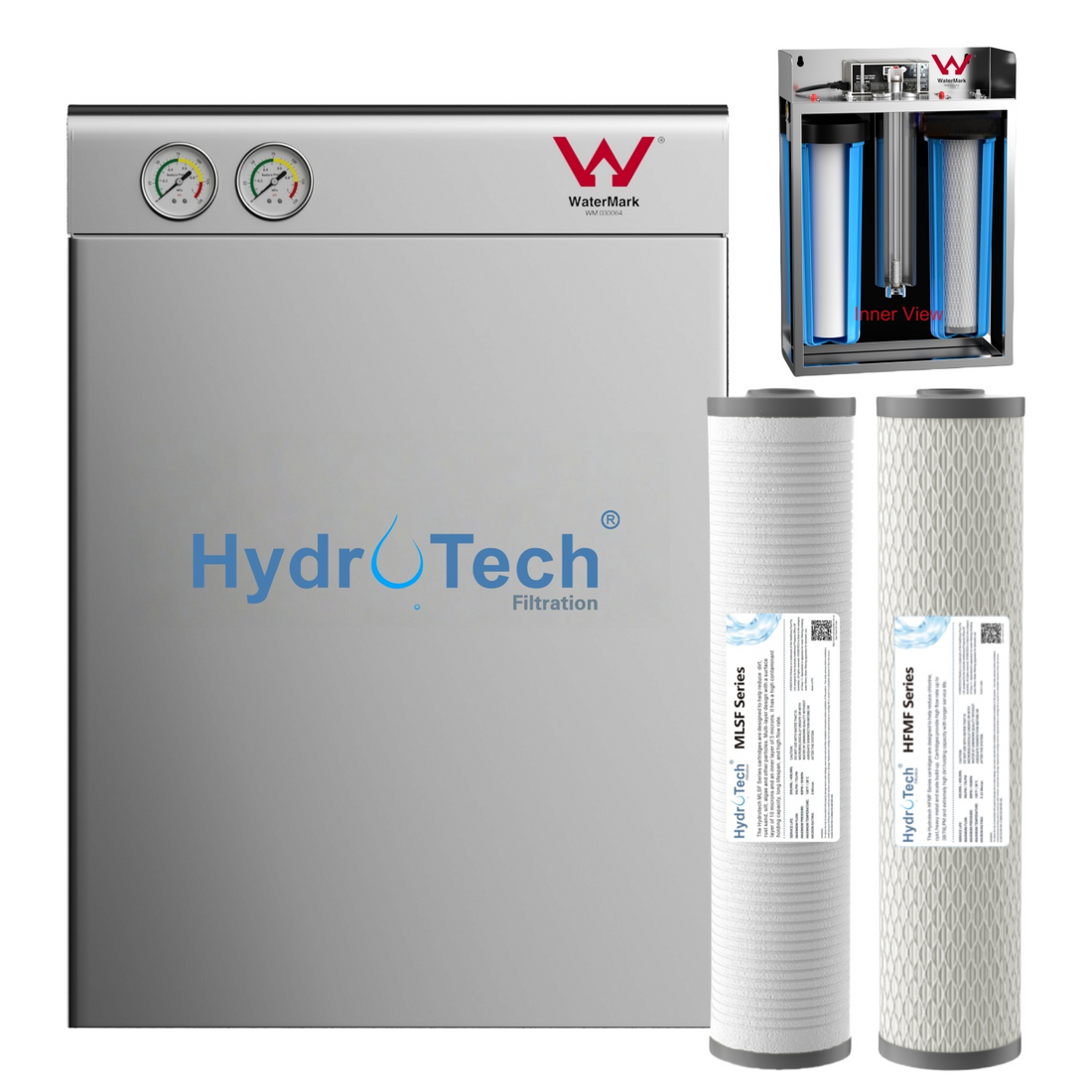 Rain Water Tank Triple Whole House Water Filter System Ultraviolet Sterilizer| WaterMark Certified | Remove Bacteria Viruses Heavy Metal Fluoride - Shield Water Filter