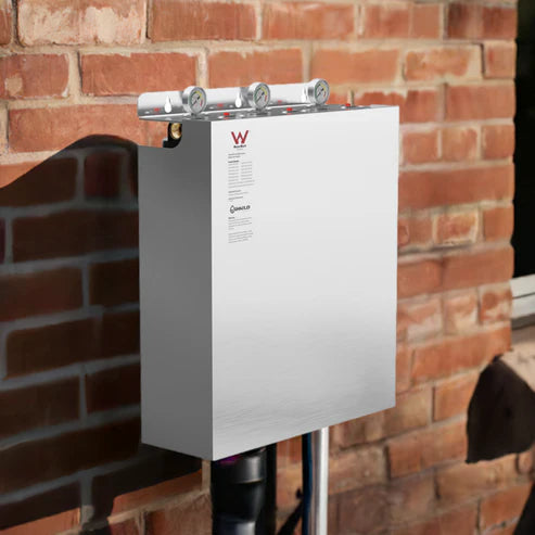 20” x 4.5” Whole House Water Filter System | Chloramine PFAS Scale Removal | Stainless Steel Cover Wall Mount | WaterMark Certified - Shield Water Filter