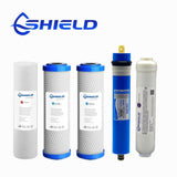5 stages Reverse Osmosis RO Water Filter System Replacement Cartridges Pack Plus Membrane