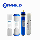 4 stages Reverse Osmosis RO Water Filter System Replacement Cartridges Pack Plus Membrane