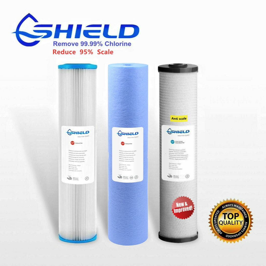 20" x 4.5" Big Blue Whole House Water Filter Replacement Anti Scale