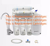 Shield 7 Stages Alkaline Reverse Osmosis Water Filter System Replacement Pack