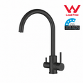 3 Way Mixer Tap Matt Black Stainless Steel | WaterMark WELS Certified | Drinking Water Filter Faucet | Umbrella Style Kitchen 3-in-1 Tap（副本） - Shield Water Filter