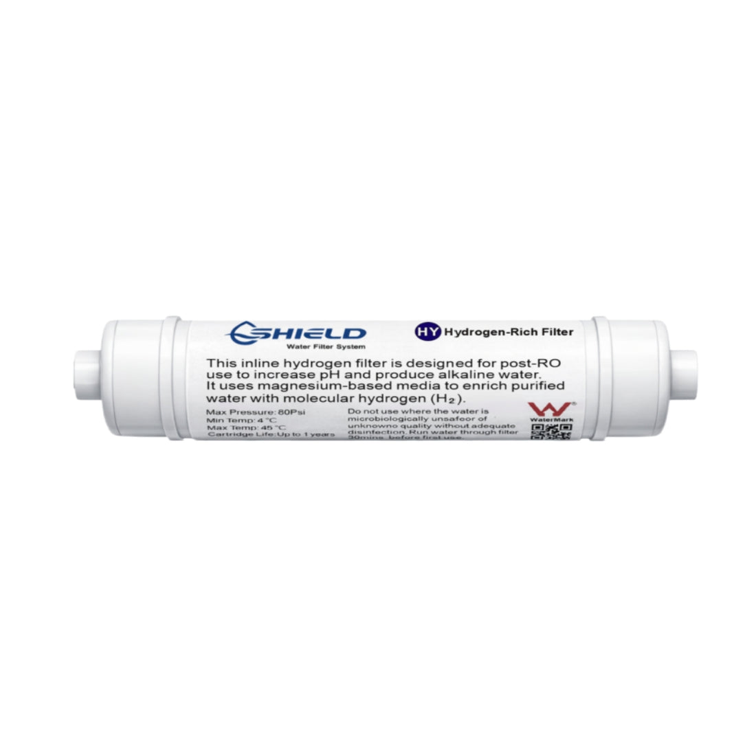 Hydrogen Rich Alkaline Water Filter Cartridge | 10” x 2” | pH 8.5–9.5 | 12-Month Life - Shield Water Filter