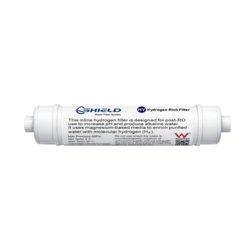 Hydrogen Rich Alkaline Water Filter Cartridge | 10” x 2” | pH 8.5–9.5 | 12-Month Life - Shield Water Filter