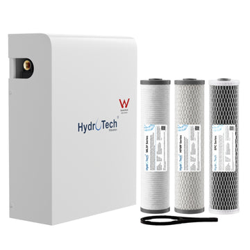 20" x 4.5" Triple Whole House Tank Water Filter System | WaterMark Certified | Remove Bacteria Viruses Heavy Metal Fluoride PFAS