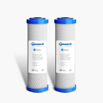 2 x 0.5 Micron Coconut Carbon Block Water Filter Replacement Cartridges