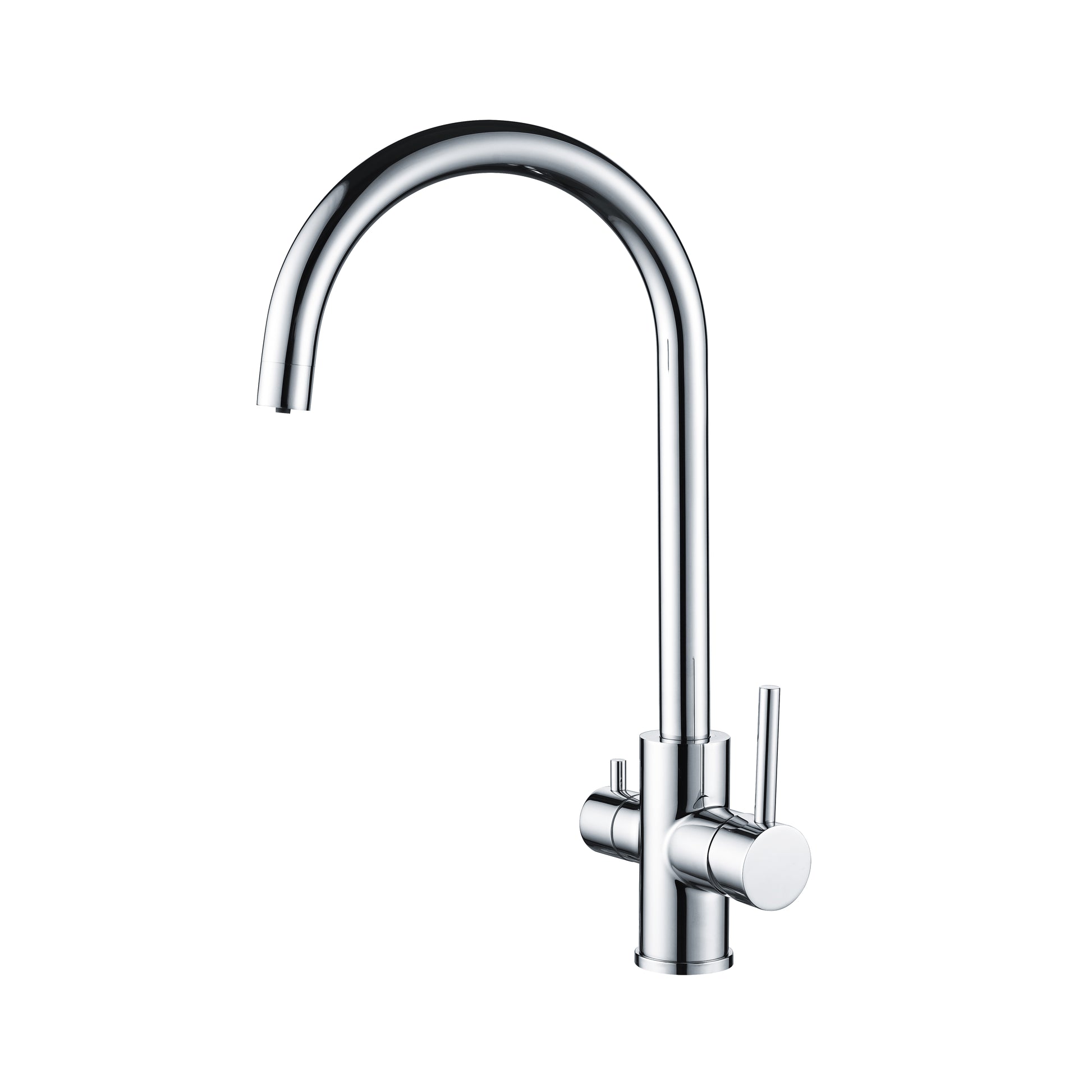 3 Way Mixer Tap Chrome Finish Stainless Steel | WaterMark WELS Certified | Drinking Water Filter Faucet | Umbrella Style Kitchen 3-in-1 Tap（副本）（副本） - Shield Water Filter
