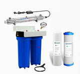 Whole House Water Filter System 10" x 2.5" Ultraviolet UV Sterilizer 30LPM UV-25