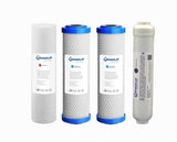 5 stages Reverse Osmosis RO Water Filter System Replacement Cartridges Pack