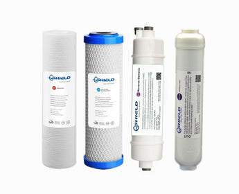 Shield Wall Mount Reverse Osmosis Water Filter System RO Replacement Cartridges
