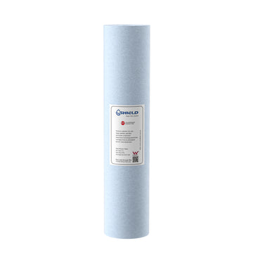 1 Micron Antibacterial Polyspun Sediment Water Filter Cartridge | 20” x 4.5” Big Blue Universal Replacement for Whole House Filter - Shield Water Filter