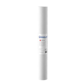 5 Micron Polyspun Sediment Water Filter Cartridge | 20” x 2.5” Universal Replacement for Slim Whole House Filter - Shield Water Filter