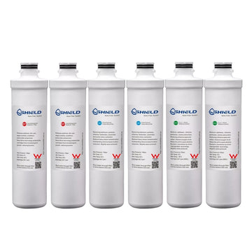 Shield 3-Stage Quick Change Water Filter System Replacement Cartridges | 2-Year Pack - Shield Water Filter