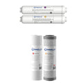 5-Stage Reverse Osmosis Water Filter Replacement Pack | Undersink Alkaline RO System Cartridges - Shield Water Filter