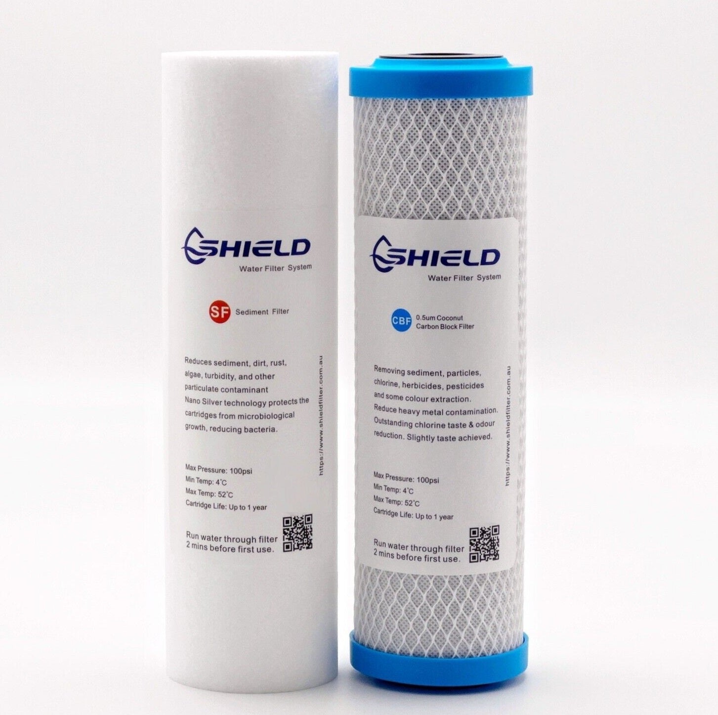 Shield Whole House Water Filter Replacment Cartridges Replacement Code WHRE25074 - Shield Water Filter