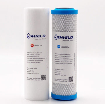 Shield Whole House Water Filter Replacment Cartridges Replacement Code WHRE25074 - Shield Water Filter