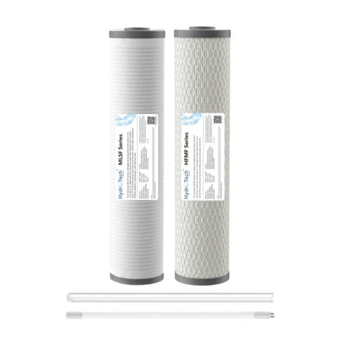 Hydrotech FS-20453SGUV Whole House Water Filter System Replacement Cartridges Lamp Pack - Shield Water Filter