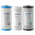 10” x 4.5” Whole House Triple Water Filter System Limescale Removal | 3-Stage Wall Mount | WaterMark Certified | Ideal for Hard Water WA SA Perth - Shield Water Filter