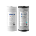 10” x 4.5” Whole House Twin Water Filter System Limescale Removal | 2-Stage Wall Mount | WaterMark Certified | Ideal for Hard Water WA SA Perth - Shield Water Filter