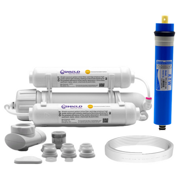 100GPD Portable RO Water Filter System | 380LPD Output | Fluoride Lead Removal | Diverter