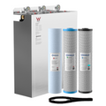 20” x 4.5” Whole House Triple Water Filter System Scale Removal | 3-Stage Wall Mount | WaterMark Certified | Ideal for Concrete Tank - Shield Water Filter