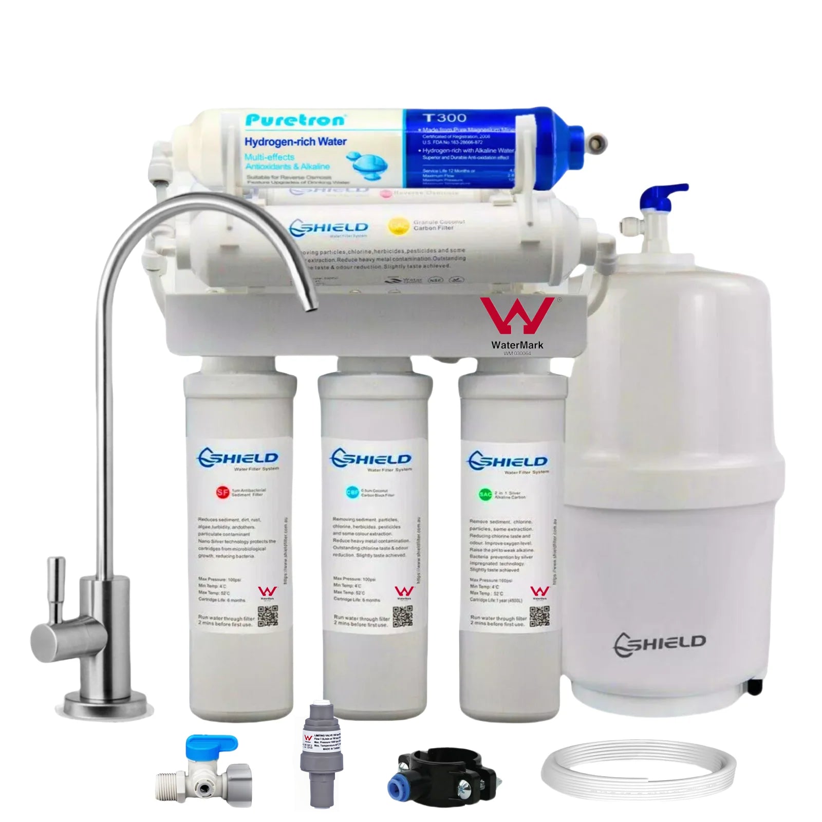 7 Stage Undersink RO Water Filter System | Hydrogen Alkaline pH 8.5–10 | PFAS Fluoride Removal | WaterMark Certified - Shield Water Filter