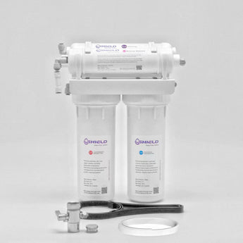 4 stage 125GPD Wall Mount Reverse Osmosis Water Filter System RO Filters DIVERT