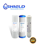 4 stages Reverse Osmosis RO Water Filter System Replacement Cartridges Pack
