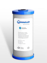 10''x4.5''Whole House Big Blue Water Filter (5um Sediment 0.5um Carbon Filter) - Shield Water Filter