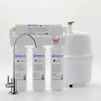 5 Stages Weak Alkaline Reverse Osmosis Water Filter System 150G RO Quick Change - Shield Water Filter