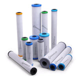 2 Set 0.5 Micron Replacement Water Filters Cartridges Sediment + Coconut Carbon - Shield Water Filter