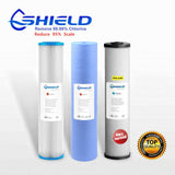 20" x 4.5" Big Blue Whole House Water Filter Replacement Anti Scale Cartridges