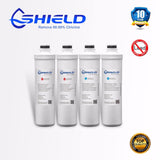 Shield 2 Stages Quick Change Water Filter System Replacement Cartridges - Shield Water Filter