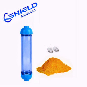 Refillable Inline DI Resin Filter Cartridge Purolite Resin + Fitting For 0 TDS - Shield Water Filter