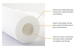 2 Set 0.5 Micron Replacement Water Filters Cartridges Sediment + Coconut Carbon - Shield Water Filter