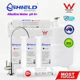7 Stage Undersink Alkaline Reverse Osmosis Water Filter System 150G RO Membrane