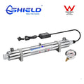 30LPM Ultraviolet Sterilizer Stainless Whole House Water Filter System UV -25W - Shield Water Filter