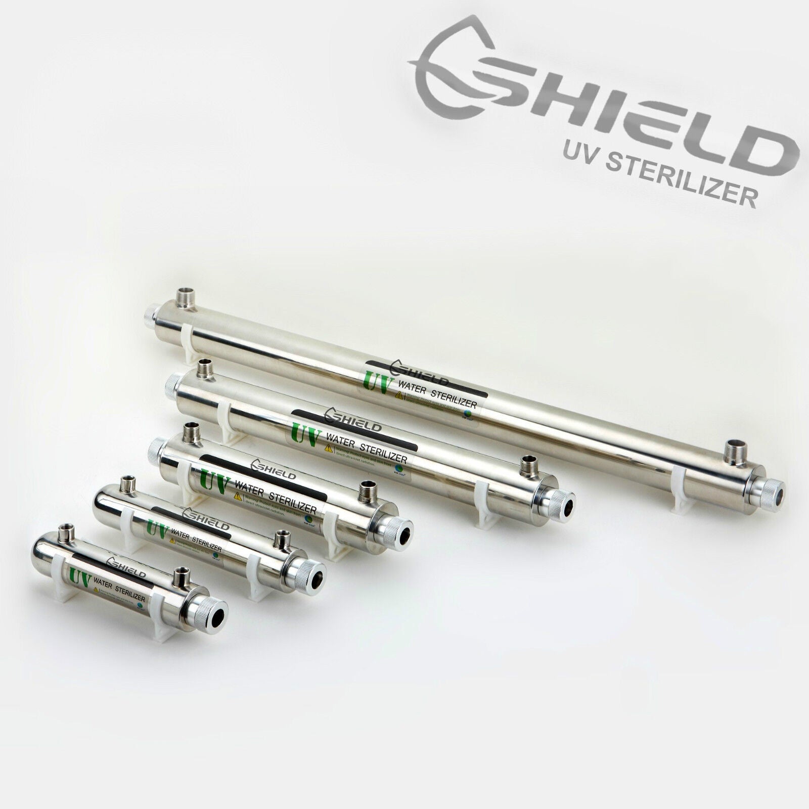12LPM Ultraviolet Sterilizer Stainless Undersink Water Filter System UV-12W - Shield Water Filter
